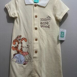 Disney Kids One Piece - Cream Winnie the Pooh Design